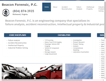 Tablet Screenshot of forensic-engineers.com